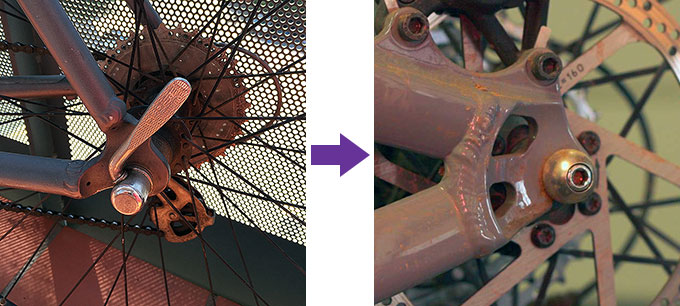 anti theft bike bolts