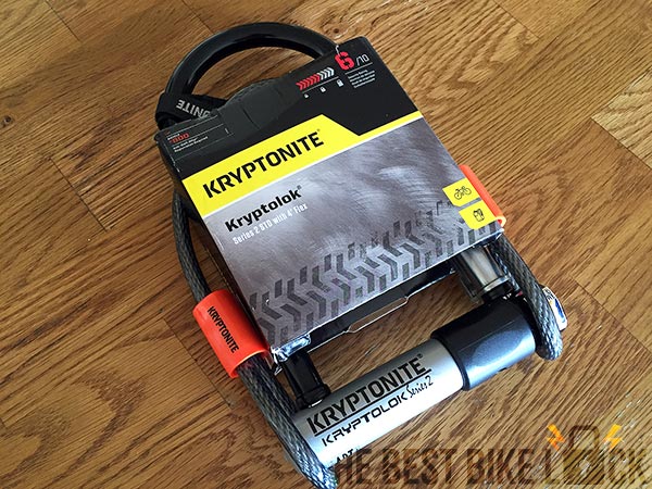 thumbnail image 2 of Kryptonite KryptoLok Series 2 Bike U Lock With 4ft Security Cable - Heavy Duty Theft Protection 2 of 10
