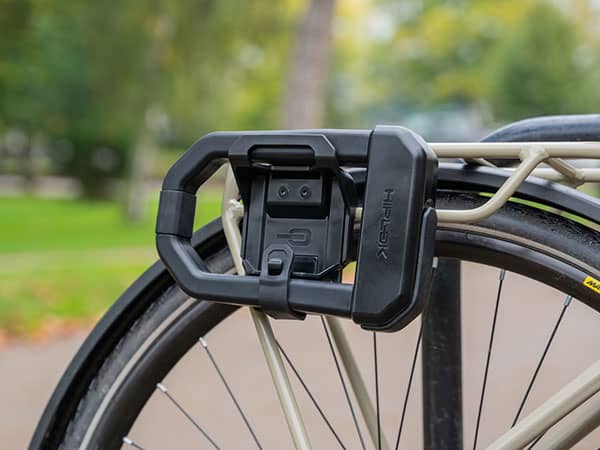 Hiplok BR1000 on pannier rack