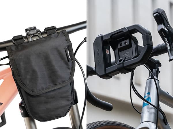 Hiplok BR1000 vs Carry Pouch on handlebars