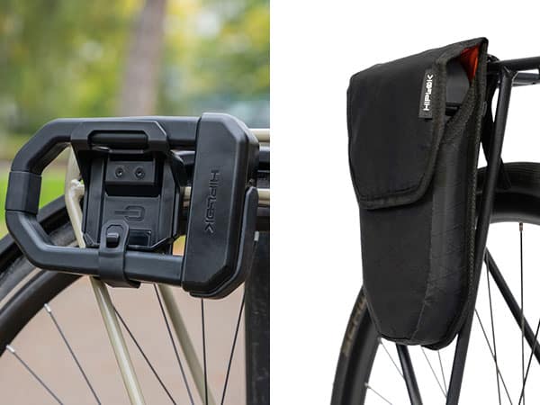 Hiplok BR1000 vs Carry Pouch on pannier rack