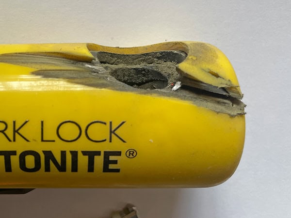 Second lock bought and attacked crossbar