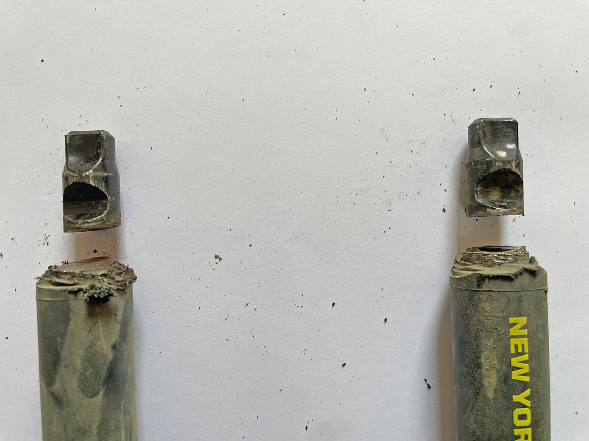 Second Amazon lock: cut shackle