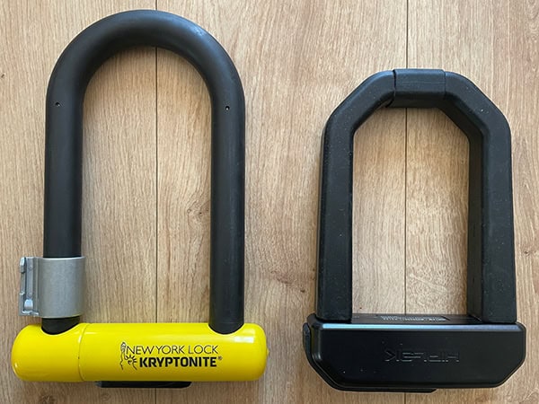 Kryptonite New York Diamond vs Hiplok D1000